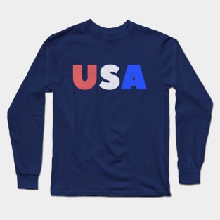 USA 4th July T-Shirt Long Sleeve T-Shirt